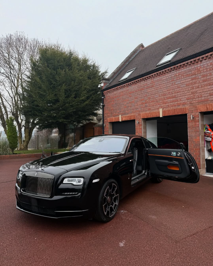 Rolls Royce Wraith after a detail, door open